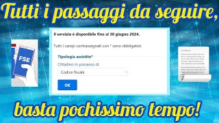 Blocco dati fascicolo elettronico senza SPID o CIE [upl. by Crisey]