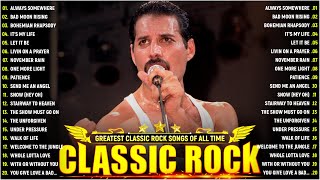 Top 100 Classic Rock Songs Of All Time  ACDC Pink Floyd Eagles Queen Def Leppard Bon Jovi [upl. by Bayless]