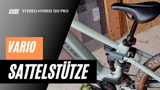 Vario Sattelstütze CUBE Stereo Hybrid 120 Pro [upl. by Imar451]