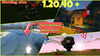 Top 5 Shaders For Mcpe Patch version  Mcpe Op Shaders [upl. by Leikeze]