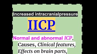 Increased intracranial pressure IICP [upl. by Leupold]