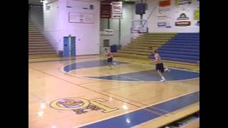 Basketball Passing Drill  3 Lane Rush [upl. by Stokes]