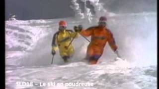 Apprentissage du ski en poudreuse  cours pour débutant [upl. by Hultgren]