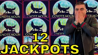 12 HANDPAY JACKPOTS On High Limit Slots  Las Vegas 2023 [upl. by Schug203]