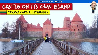 Visiting Lithuanias awesome castle in the water  Trakai Island Castle [upl. by Shiekh6]