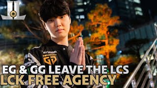 GG and EG Leave the LCS LCK Free Agent Madness  2024 LoL Offseason [upl. by Atsirhcal]