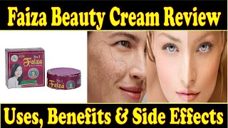 Faiza Beauty Cream Honest Review  Best Pakistani Skin Whitening Cream Review By Ayeshaa❤ [upl. by Eartnoed]