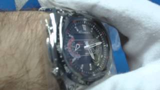 Мъжки часовник Casio Edifice ECWM300EDB1AER [upl. by Elmaleh]