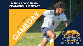 Mens College Soccer Framingham State at MCLA 92024 [upl. by Ajiat200]