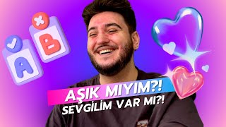 ONEDIODA İLİŞKİ TESTLERİ ÇÖZÜYORUM love boy vs fckboy [upl. by Nerrag]