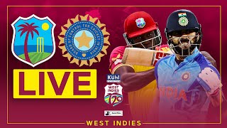 🔴 LIVE  West Indies v India  5th Kuhl Stylish Fans T20I powered by Black and White [upl. by Matthaeus]