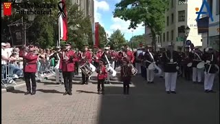 Schützenfest Neuss 2024 Parade Fanfarencorps und Co [upl. by Ardnwahsal]