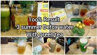 3 detox water for weight loss summer infused water [upl. by Yrrac]