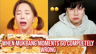 when mukbang moments go completely WRONG [upl. by Ybot]