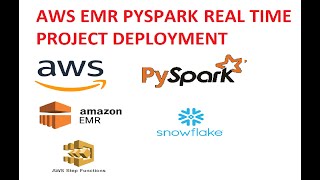 🔴 AWS EMR PYSPARK PROJECT DEPLOYMENT  917395899448 [upl. by Adlin268]