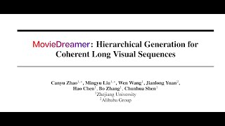 MovieDreamer Hierarchical Generation for Coherent Long Visual Sequences [upl. by Haran934]