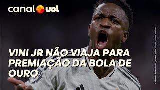 BOLA DE OURO REAL MADRID CANCELA VIAGEM PARA PARIS E INDICA QUE VINI JR NÃO GANHARÁ PRÊMIO [upl. by Torrance]