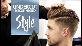 Undercut hairstyle disconnected  Mens hair amp styling Inspiration [upl. by Eileen]