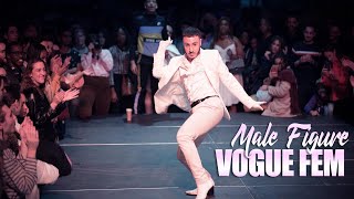 VOGUING  VOGUE FEM Male Figure at the Unification Ball [upl. by Ierna549]