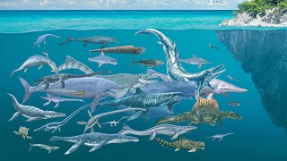 Prehistoric Sea Animals  Sea Monster Size Comparison  The Largest and Scariest Sea Predators [upl. by Atikehs681]