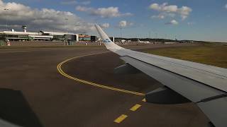 Take off from Göteborg Landvetter Airport GOT Sweden  KLM Embraer 190  May 2019 [upl. by Burnaby]