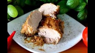 Polędwiczki wieprzowe pieczone szybkie i smaczne  Pork tenderloin recipe  MajkelGotuje [upl. by Hgielrahc]