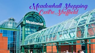 Meadowhall shopping centre Sheffield  walkingtour [upl. by Mosby4]