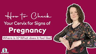 How to Check Your Cervix for Signs of Pregnancy [upl. by Nahshu]