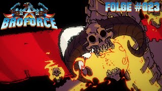 Broforce 🦅💥 PS4 Coop 023  Bone Wurm [upl. by Gloriane]