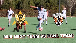 MLS NEXT TEAM VS ECNL TEAM CRAZY MATCHUP WHO WINS  KSA U17 vs Concorde Fire U17 [upl. by Yztim]