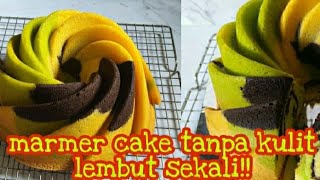 MARMER CAKE TANPA KULIT YANG LEMBUT DAN KEKINIAN [upl. by Airbma]