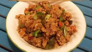 Sichuan Fried Rice  Vegan  Doubanjiang  Episode 46 [upl. by Eirallih]