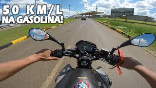 COMO FAZER 50KML DE GASOLINA COM A YAMAHA FAZER 150 [upl. by Tillman]