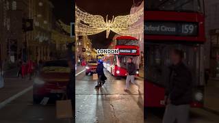 Beautiful Christmas Lights 🇬🇧❤️ london travel walkinglondon londonwalk christmas [upl. by Eyr842]