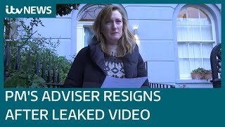 Boris Johnson apologises and former aide Allegra Stratton resigns after leaked video  ITV News [upl. by Swaine]