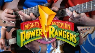 Mighty Morphin Power Rangers Theme on Guitar [upl. by Aroz340]