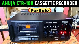 SOLD। Brand New Ahuja CTR 100 Cassette Player With Recorder Unboxing And Review  Contect 9425634777 [upl. by Atilamrac690]