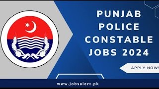 Punjab police jobs 2024 Punjab police constable jobs November 2024 AllGovtInformation [upl. by Stanislas]