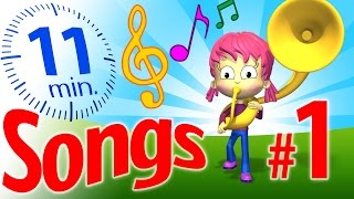 TuTiTu Songs  Songs for Children Collection with Lyrics  Vol 1 [upl. by Atsyrc]