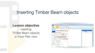 EdiLus Tutorial  Inserting Timber Beam objects  ACCA software [upl. by Hesther]