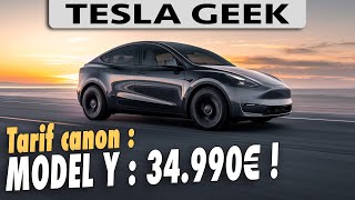 Model Y à 34990€  Neuf [upl. by Nohsal]