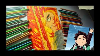 Using cheapest colour pencil for anime drawingare they worth it 120 [upl. by Vladamar740]