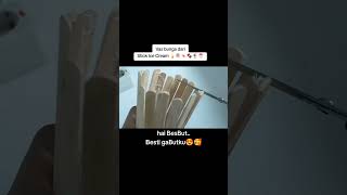 VAS BUNGA STICK ICE CREAM diy diycrafts shortsvideo rose apt like craft song kreatif [upl. by Nageek]