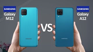 Samsung Galaxy M12 Vs Samsung Galaxy A12 [upl. by Calv163]