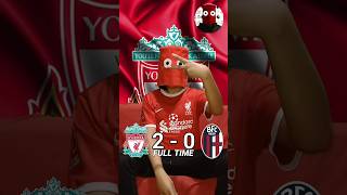 LIVERPOOL FC VERSUS BOLOGNA UCL [upl. by Wulf]