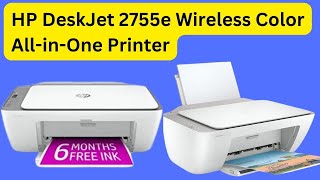 HP DeskJet 2755e Wireless Color AllinOne Printer review [upl. by Naired]