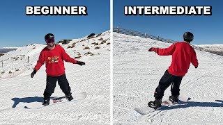 Beginner to Intermediate Snowboarder Progression [upl. by Aiepoissac968]