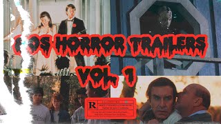 80s Horror Movie Trailers Compilation VOL1  Ian Lives [upl. by Anawk555]