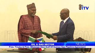 Oil amp Gas Sector Pres Tinubu amp Pres Mbasogo Sign Gulf Of Guinea Gas Pipeline Agreement [upl. by Ajdan326]