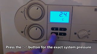 How to lower the pressure on a Vaillant combi boiler [upl. by Yur563]